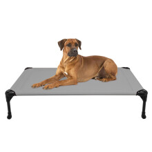 Veehoo Cooling Elevated Dog Bed - Portable Raised Pet Cot with Washable & Breathable Mesh, No-Slip Rubber Feet for Indoor & Outdoor Use, Oversize Pack