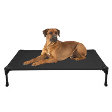Veehoo Cooling Elevated Dog Bed - Portable Raised Pet Cot with Washable & Breathable Mesh, No-Slip Rubber Feet for Indoor & Outdoor Use, Oversize Pack