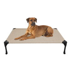 Veehoo Cooling Elevated Dog Bed - Portable Raised Pet Cot with Washable & Breathable Mesh, No-Slip Rubber Feet for Indoor & Outdoor Use, Oversize Pack