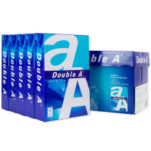 Double A Office Quality A4 Printer Paper for Copiers, 80 GSM, 5 Ream, 2500 Sheets, White