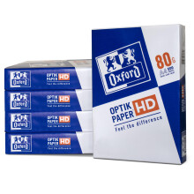 OXFORD A4 Printer Paper, Premium Optik Paper, 5 Ream / 2500 sheets, EU Eco Label