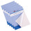 VIZ-PRO Standard Easel Pads, A1 Flipchart Paper Pad, 25-Sheets/Pad, 5-Pads/Pack 2