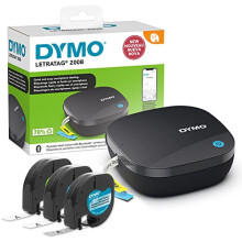 DYMO LetraTag 200B Bluetooth Label Maker Value Pack | Compact Label Printer | Connects Through Bluetooth Wireless Technology to iOS and Android | Incl