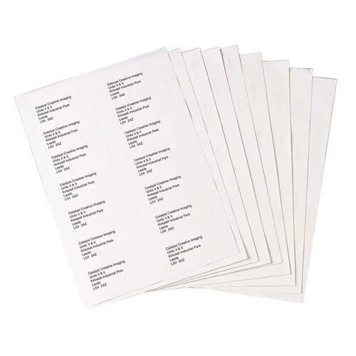 Q-Connect Multipurpose Labels 64x33.9mm 24 Per Sheet White (9600 Pack) KF26071 2