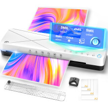 MAXDONE Laminator, Laminator Machine A3 - Smart 6 Modes, Auto Shut Off, 3-6Mil/80-150Mic, Includes 12 Pouches & Paper Trimmer, Laminators for A3 A4 A5