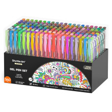 Shuttle Art 360 Pack Gel Pens Set, 180 colours Gel Pen Set plus 180 colour refills Perfect for Adult Colouring Books Doodling Drawing Art Markers