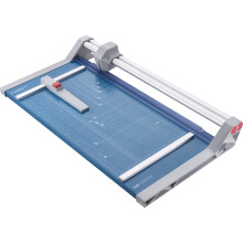 Dahle 552 Professional A3 Self-Sharpening Paper Trimmer, Dual Guide Bar, Automatic Clamp, Safety Protection Cutter, Blue