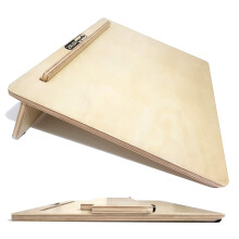 Zieler Ergonomic LARGE A3 Writing Slope for better writing posture Easywriter. Premium, lacquered wood finish with 20?degree angle. Suitable for left