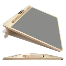 Zieler Ergonomic Large A3 Writing Slope with Grip Mat for Better Writing Posture Easywriter. Premium, Lacquered Wood Finish with 20?Degree Angle. Suit