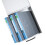 HMF 142-07 Lockable XL Document Tape for Folders, DIN A4 / B4, Light Grey 3