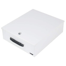 HMF 142-07 Lockable XL Document Tape for Folders, DIN A4 / B4, Light Grey