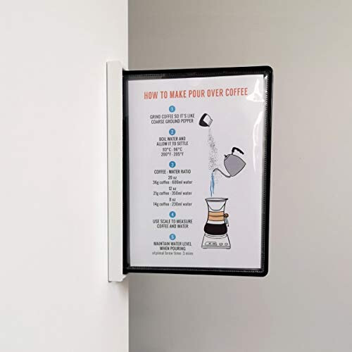 LEVIATAN | Wall Display Board System | Wall Lectern | Document Organiser | Consultation and Presentation Documents | Plastic Case for Papers | Include 2