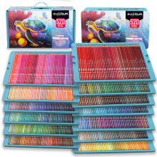 KALOUR 520 Colouring Pencils for Adult Coloring Books, Soft Core,Ideal for Drawing Blending Shading,Color Pencils Set Gift for Adults Beginners Artist