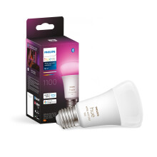 Philips Hue New White and Colour Ambiance Smart Light Bulb 75W - 1100 Lumen [E27 Edison Screw] with Bluetooth. Works with Alexa, Google Assistant and