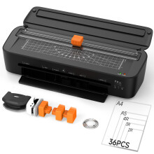 OidoZac Laminator Machine A4, 11 in 1 Thermal Laminating Machine Cold Hot Lamination with 36 Laminating Pouches 3 Cutter Heads & Built-in Trimmer Lami