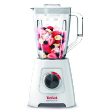 Tefal Blendforce Blender,2 Litre Plastic Jug,1.25 Litre Effective Capacity,600W,4 Removable Stainless Steel Blades,Smoothie Blender,Ice Crush,2 Speeds