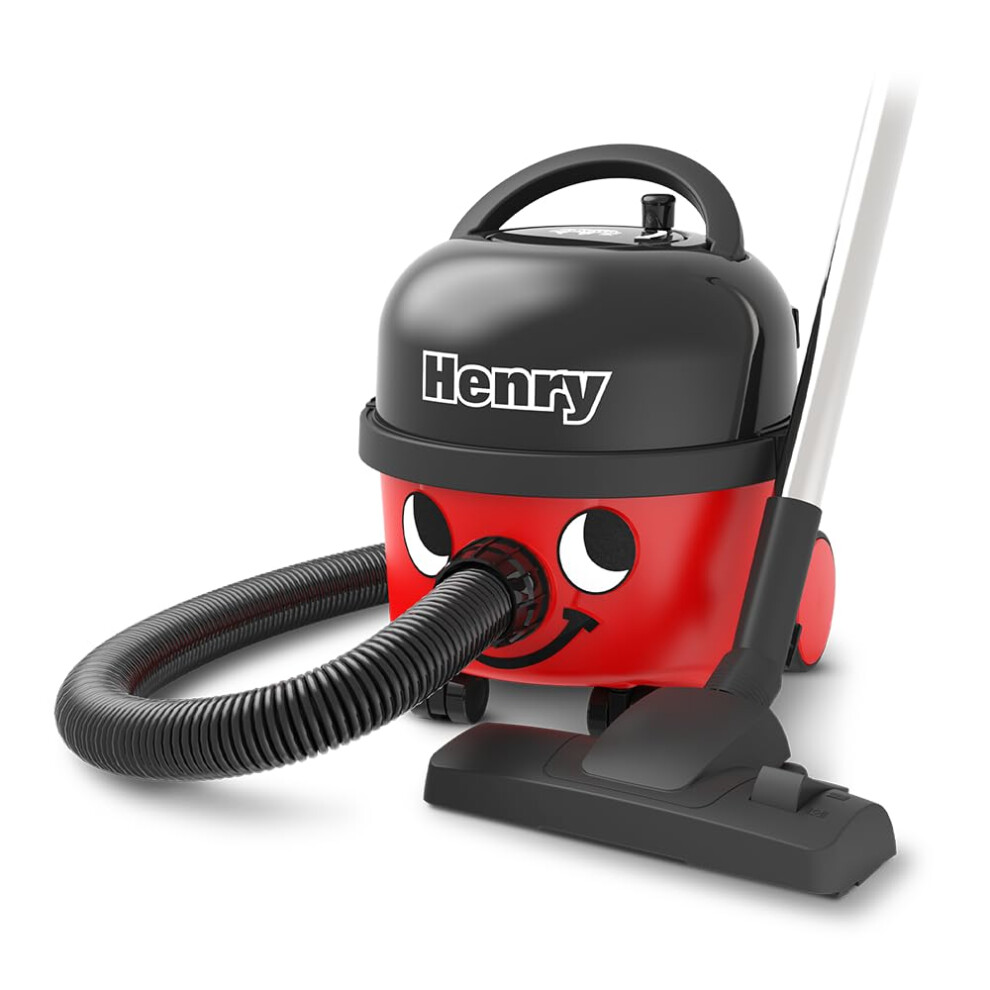 Numatic Henry Hvr 160-11 Bagged Cylinder Vacuum, 620 W, 6 Litres, And Red/Black