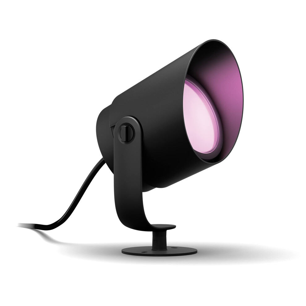 Philips Hue Lily XL White and Colour Ambiance LED Outdoor Smart Light [Extension Only], Requires Hue Bridge + Base Kit (Sold Seperately), Works with A