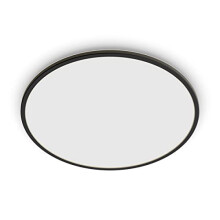 Philips LED Superslim Outdoor Ceiling Light 15W [Cool White - Black] Water Resistant IP54, for Garden, Patio and Terrace Lighting.