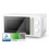 COMFEE' 700W 19L White Mini Microwave Oven, Compact Design, InverTech and Quick Defrost Function, 5 Cooking Power Levels with Kitchen Manual Timer - M 1