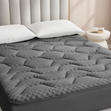 EHEYCIGA Memory Foam Mattress Topper Small Double Bed, Gel Mattress Pad with Extra Deep Pocket, Breathable Mattress Cover, 122x190x3cm, Dark Grey