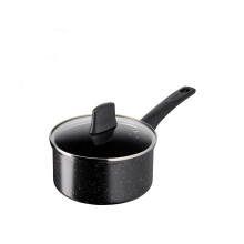 Tefal Titanium Stone Saucepan 18 cm + Lid, High-Performance Non-Stick Coating, Metal Spatula Safe, All Hobs Including Induction, E1052345