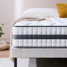 Twirest Small Double Mattress, Hybrid Memory Foam and Spring Mattress, Zonal Support, Decompression, Medium Firm, Soft and Breathable Cloth, in-Box, 1