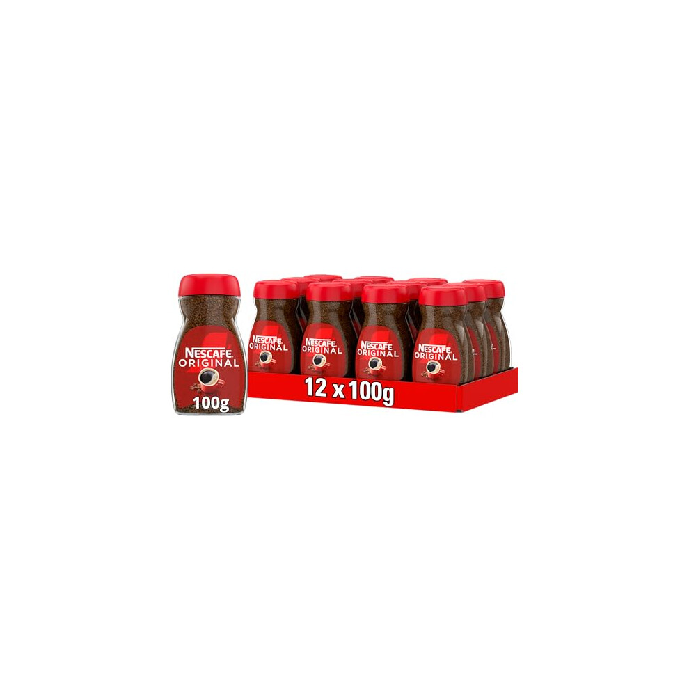 Nescafe Nescaf? Original Instant Coffee 100G, Rich Aroma, Full And Bold Flavour (Pack Of 12)