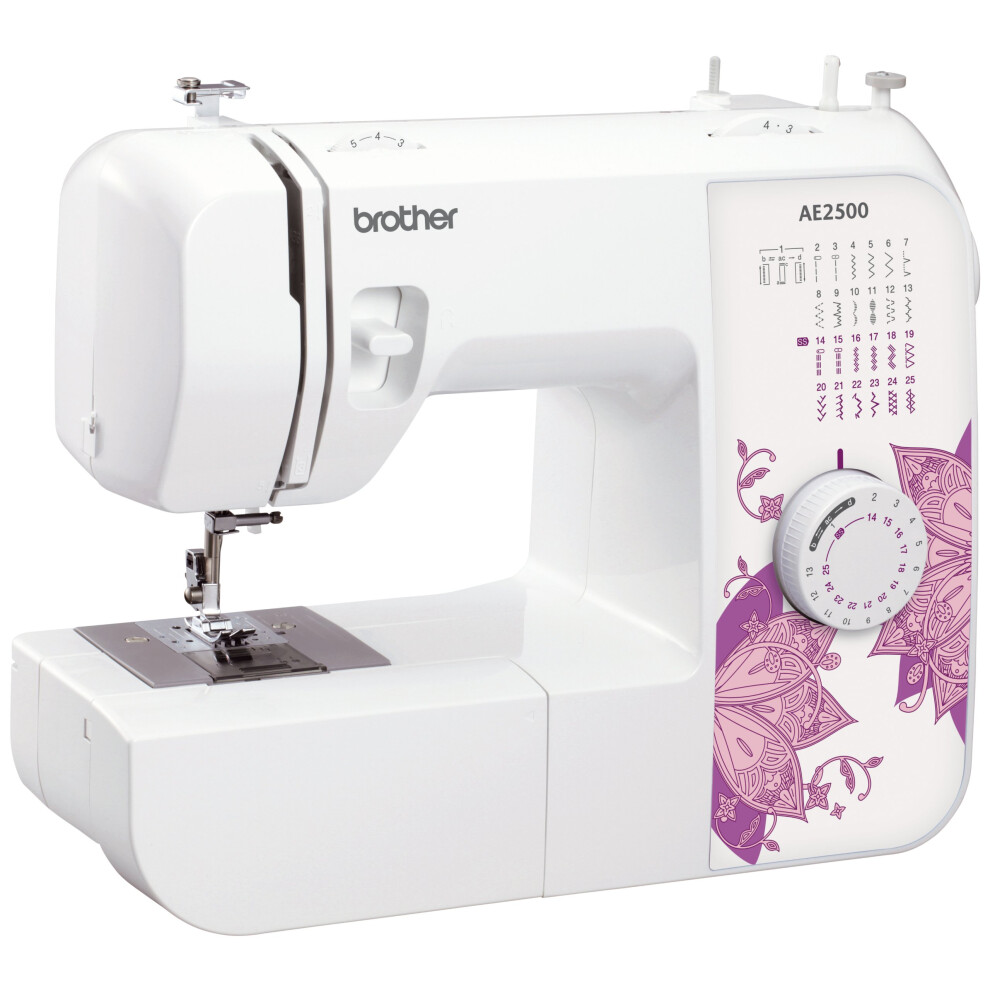 Brother AE2500 Sewing Machine, Purple