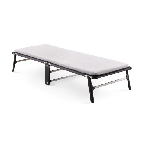 Jay-Be Folding Bed with Comfort Mattress - Single, Black