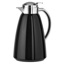 Tefal Campo Jug 1L, Stainless Steel Chrome, 100% Leak-Proof, High-Quality Glass Liner, Keeps Beverages Hot for 12 Hours, Durable and Elegant Thermal C