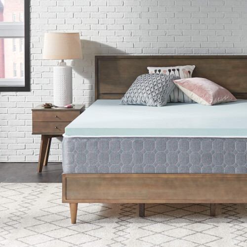 Sealy Sealy TrueForm 2" Memory Foam Mattress Topper, California, Blue
