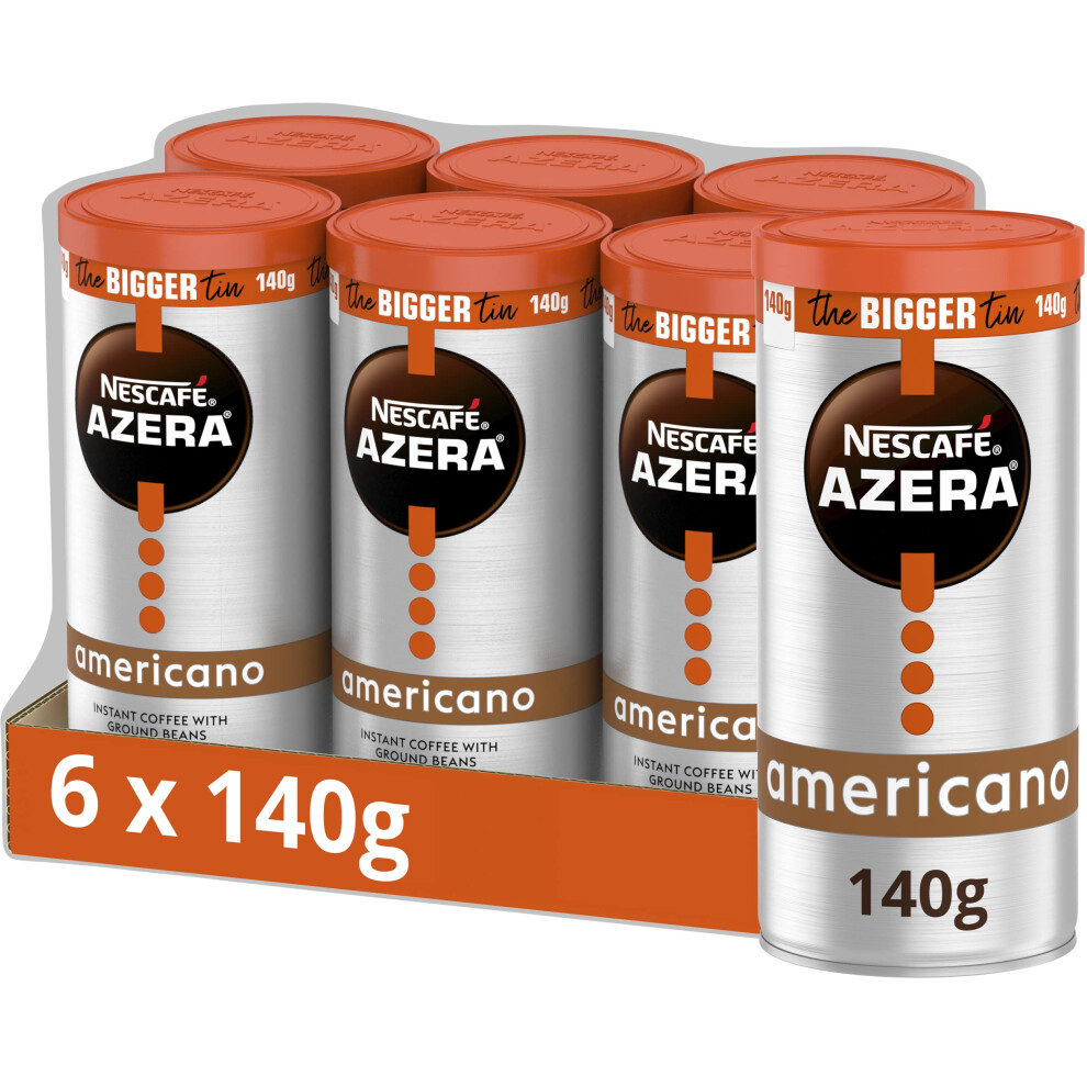 Nescafe Nescaf? Azera Americano Instant Coffee 140G (Pack Of 6)