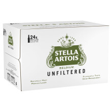 Stella Artois Unfiltered bottles, 24 x 330 ml