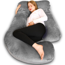 Chilling Home Pregnancy Pillow, 55 inches Maternity Pillow for Pregnant Women, Comfortable J Shaped Full Body Pillow Pregnancy Pillows for Sleeping, w