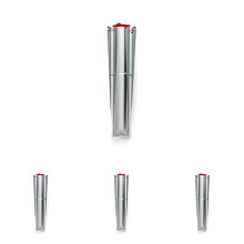 Brabantia - Metal Ground Spike - with Handy Closure Cap - Corrosion Resistant Galvanized Steel - Ready to Go - Top Spinner - Rotary Dryer - Lift-O-Mat