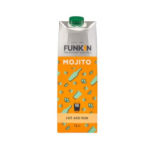 Funkin Mojito Pre-Made Cocktail Mix 1 Litre (Case of 6) | Cocktail - Just Add Spirits, Perfect For Parties