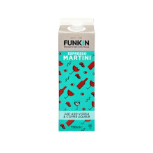 Funkin Espresso Martini Pre-Made Cocktail Mix 950 ml(Case of 6) | Cocktail - Just Add Spirits, Perfect For Parties