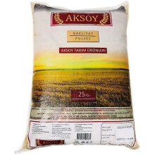 Aksoy Cracked Wheat Coarse Bulgur 25kg | Natural, Whole Grain, and Nutritious Bulgur, Perfect for Cooking, Soups, and Pilafs with Exceptional Taste an