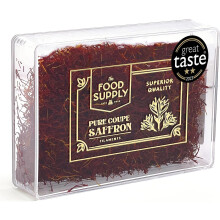 Saffron, Finest Pure Premium Saffron Safran, The Food Supply Saffron is CERTIFIED Grade A++, LAB TESTED, Highest Grade for Saffron for Tea, Paella, Ri