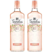 Gordon's White Peach Distilled Gin | 37.5% vol | 70cl | Subtle Sweetness & Flavours of White Peach | Balanced with Gin Botanicals | Enjoy in a Gin Gla