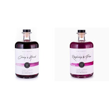 Original Bakewell Cherry & Almond Handmade Gin Liqueur 70cl - Premium Craft Gin - 20% ABV & Raspberry & Pear Handmade Gin Liqueur 70cl - Premium Craft