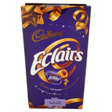 Cadbury Eclairs, OFFICIAL, Milk Chocolate-Centred Caramel Sweets in Carton Boxes for Celebratory or Festive Sharing, 6 x 420 g
