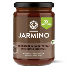 JARMINO Organic Bone Broth Concentrate from Beef, from Germany, 220 g (22 Servings), Rich in Organic Collagen