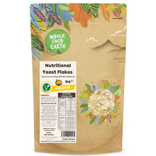 Wholefood Earth - Nutritional Yeast Flakes, 2 kg - with B12, Dairy Free, GMO Free, Vegan