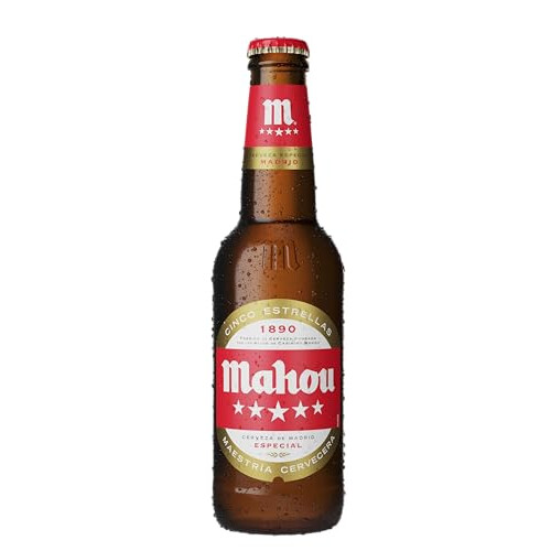 MAHOU 5 EST 4.8% BOTTLE 6X4PACKS (X24PACK) 330 ML 1