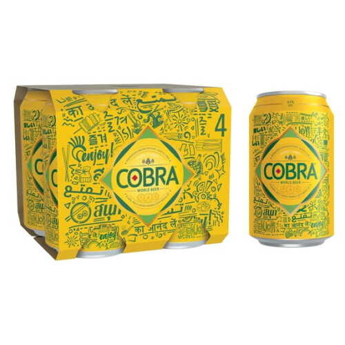 Cobra Indian Beer 24 x 330 ml (cans) 1