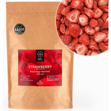 BRIX Freeze Dried Strawberry Halves | 100% Natural Dried Strawberries 300g | Great Taste Award Dried Fruit | Non-GMO, Gluten Free, Vegan & Vitamins Re