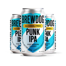 BrewDog Punk Alcohol Free IPA 24 x 330ml Cans Non Alcoholic