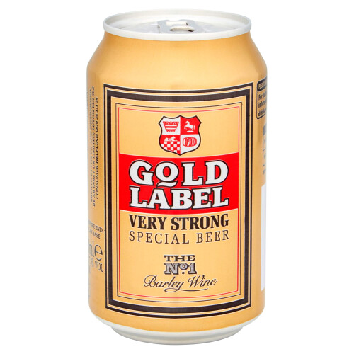 Gold Label Very Strong Special Beer Cans, 24 x 330ml 1